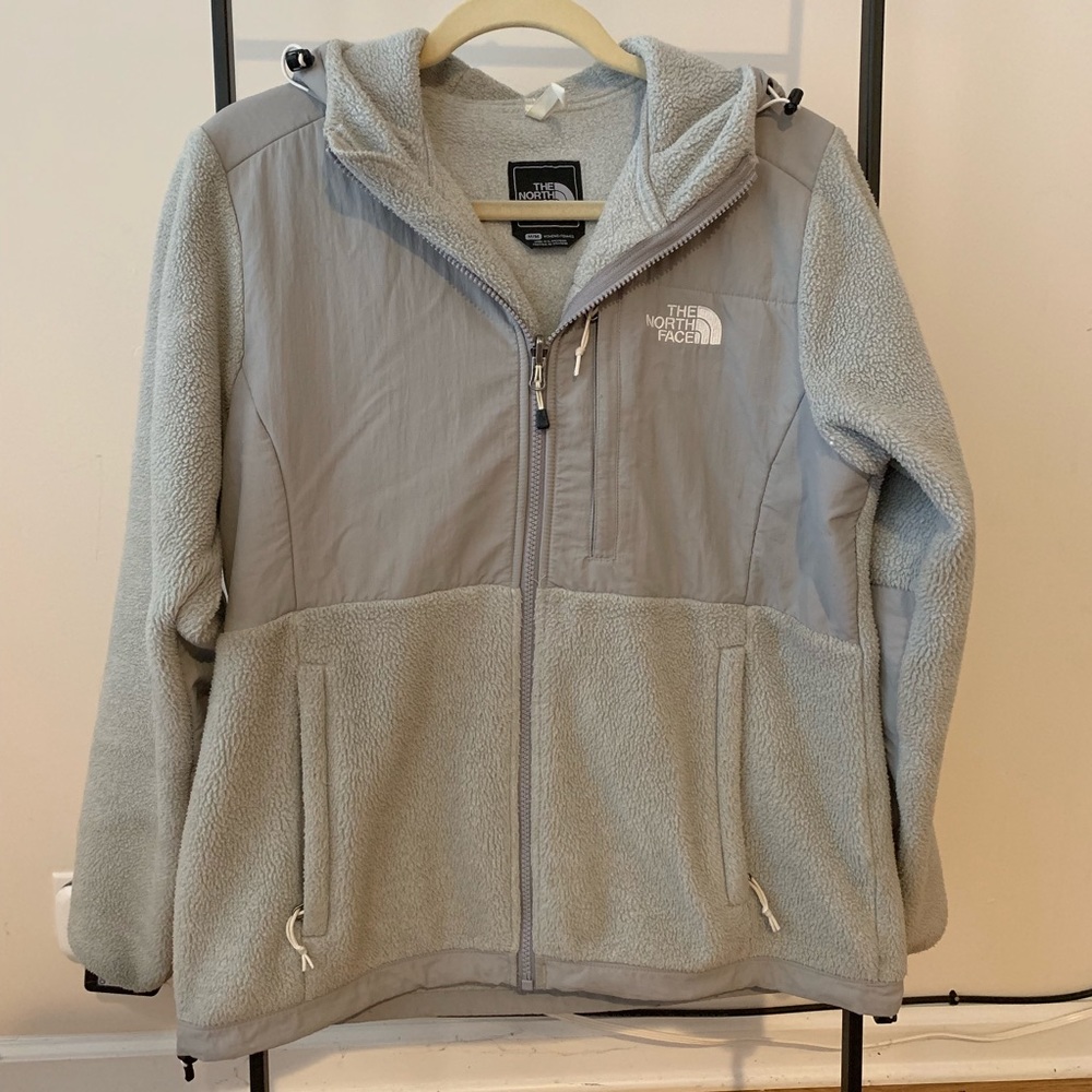 North Face Hooded Denali Fleece Jacket